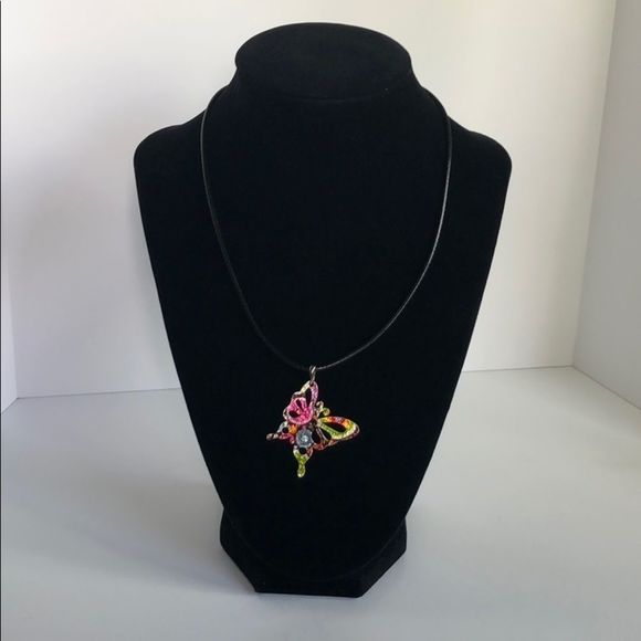Jewelry - Necklace Butterfly Metal Pendant